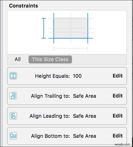 【Xcode】Auto Layoutの制約を使ってiOSで画面下部にビューを配置する方法