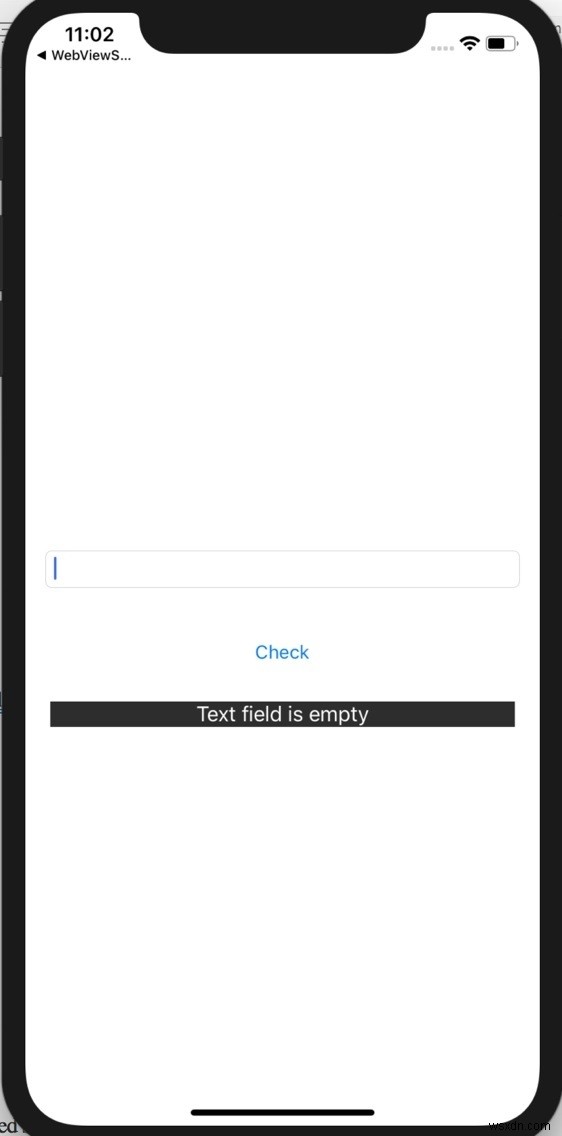 Swiftでテキストフィールド(UITextField)が空かどうかを簡単に確認する方法