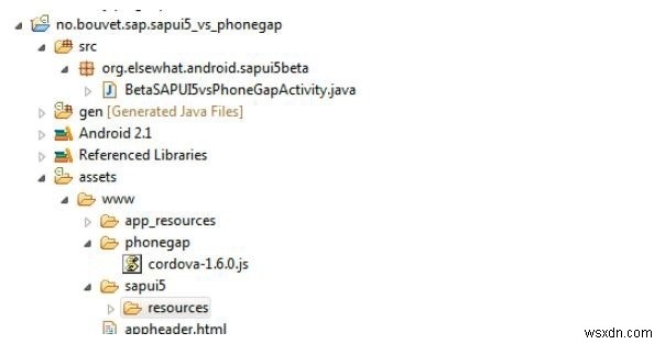 Cordova(PhoneGap)でSAPUI5モバイルアプリをAndroid向けにパッケージ化する手順