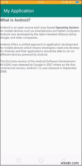 【Android】TextViewでHTMLを表示するには?HtmlCompat.fromHtml()の使い方を解説