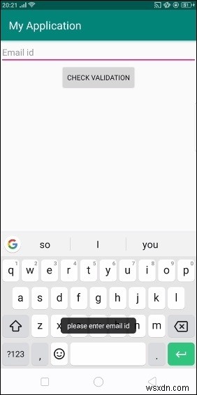 【Android開発】EditTextの入力値がメールアドレス形式かどうかを判定する方法を解説