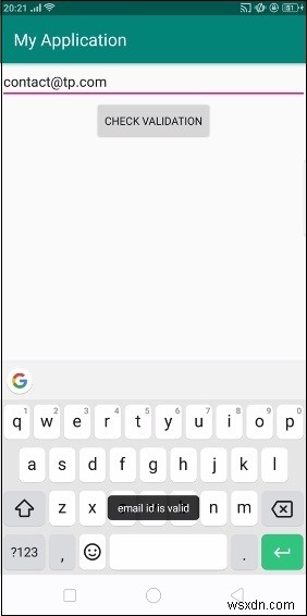 【Android開発】EditTextの入力値がメールアドレス形式かどうかを判定する方法を解説