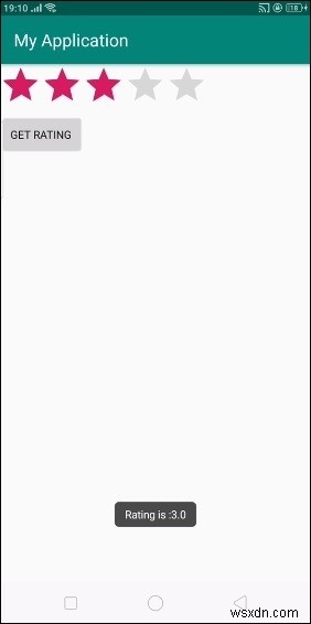 【Android】RatingBar(評価バー)の使い方を実装例付きで解説