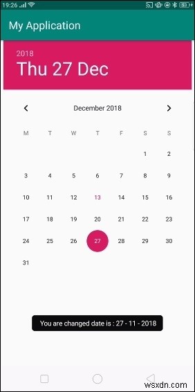 【Android】DatePickerのOnDateChangedListenerで日付変更イベントを検知する方法