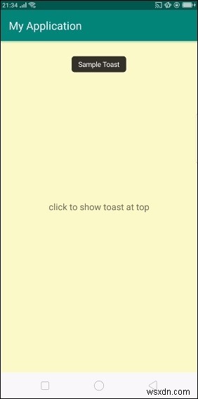 Androidでトースト(Toast)の表示位置を変更する方法を解説
