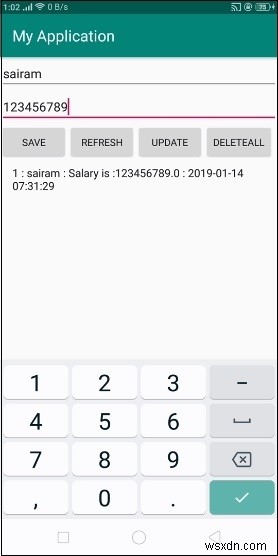 AndroidのSQLiteでSELECT文を使って文字列を連結・表示する方法