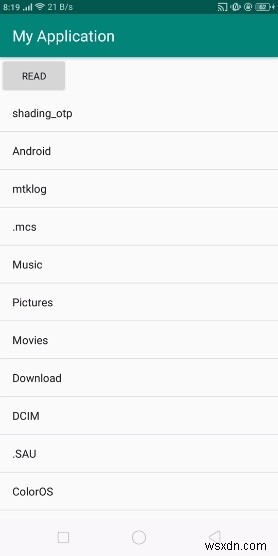 【Android】ランタイム権限を使ってSDカードのファイル一覧を表示する方法