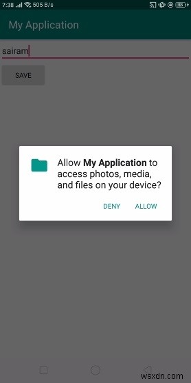 【Android開発】ランタイム権限を使って外部ストレージにtxtファイルを作成・保存する方法