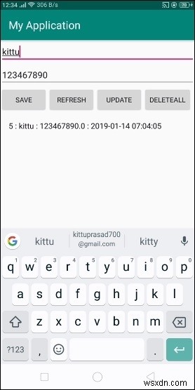 Android SQLiteでテーブルの最後の行(最新レコード)を取得する方法