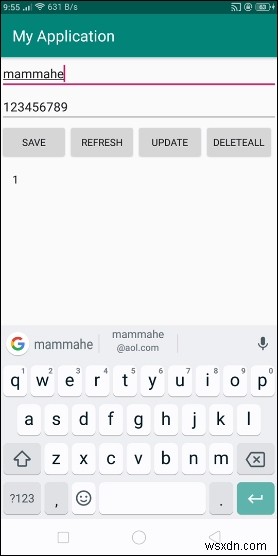 AndroidのSQLiteでchanges()関数を使って変更された行数を取得する方法