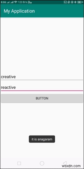 AndroidアプリでEditTextに入力された値がアナグラムかどうかを判定する方法