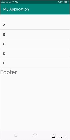 AndroidのListViewにフッタービュー(FooterView)を追加する方法【サンプルコード付き】