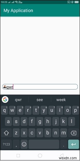 【Android】テキスト入力中にEditText内へImageView(アイコン)を表示する方法