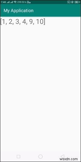 Androidでスタック（Stack）をソートして表示する方法