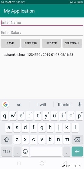 Android SQLiteでタイムスタンプから特定の日付のレコードを取得する方法