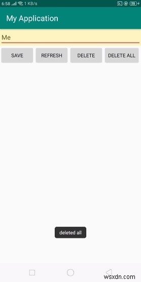 AndroidでListViewのArrayListからすべての要素を削除する方法