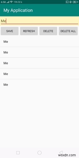 AndroidでListViewのArrayListからすべての要素を削除する方法