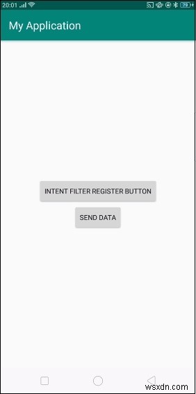 Androidでカスタムインテントフィルターをブロードキャストレシーバーに登録する方法