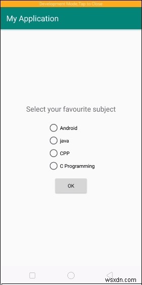 AndroidのRadioGroup(ラジオグループ)とは?基本的な使い方をわかりやすく解説