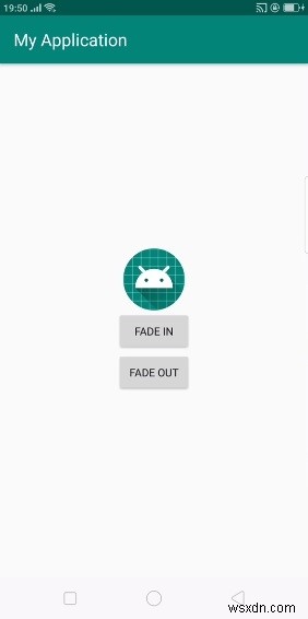 JavaでAndroidのフェードイン・フェードアウトアニメーションを実装する方法