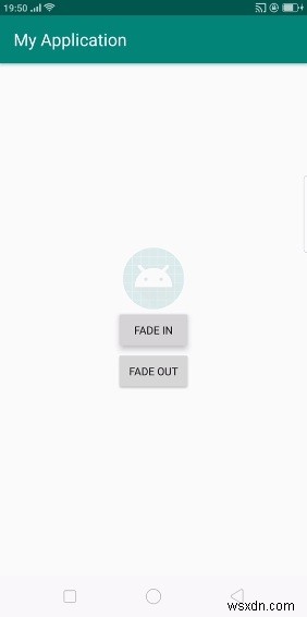 JavaでAndroidのフェードイン・フェードアウトアニメーションを実装する方法