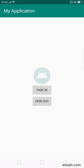 JavaでAndroidのフェードイン・フェードアウトアニメーションを実装する方法