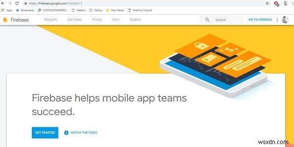 Androidアプリ向けFirebaseアカウントの作成手順を徹底解説【初心者向け】