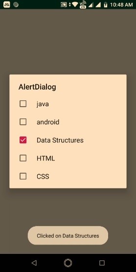 【Android開発】アラートダイアログ（AlertDialog）にチェックボックスリストを追加する方法