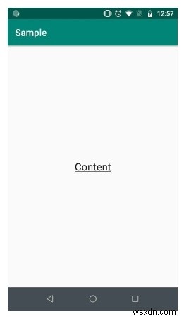 AndroidのレイアウトXMLファイルで下線付きテキストを定義する方法