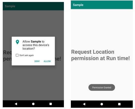 【Android】実行時に位置情報権限をリクエストする方法をサンプルコード付きで解説