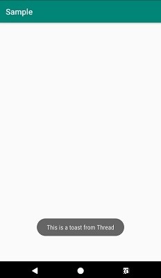 【Android】スレッドからトーストメッセージを表示する方法を解説