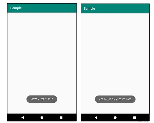 Androidで特定の位置のタッチイベントをシミュレート・検出する方法【コード例付き】