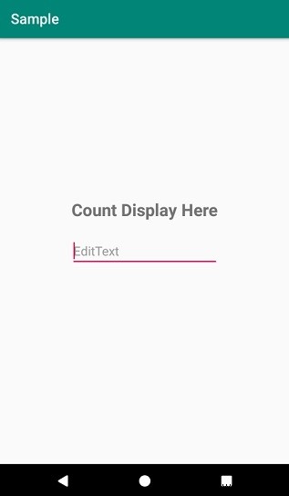 【Android】EditTextに入力中の文字数をリアルタイムでカウントして表示する方法