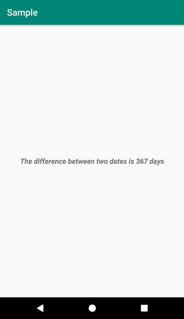 Androidで2つの日付の差分(日数)を取得する方法【サンプルコード付き】