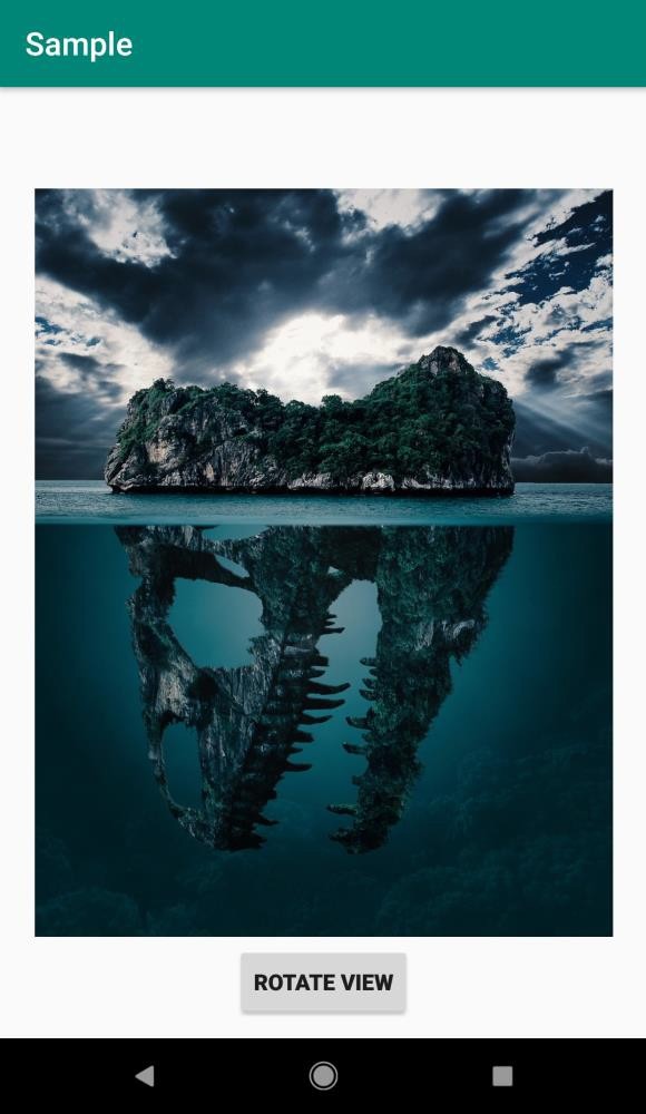 AndroidでImageViewの画像を指定した角度で回転させる方法