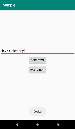 【Android】アプリ内でテキストをプログラム的にコピー(Ctrl+C相当)する方法