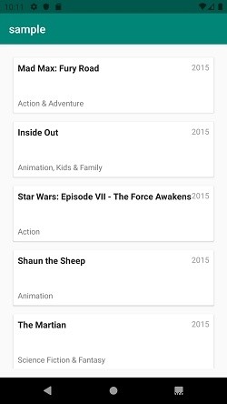 【Android開発】RecyclerView（リサイクラービュー）の使い方を徹底解説！映画リストアプリの作成手順