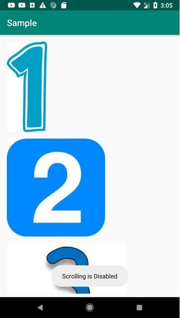 AndroidでGridViewのスクロールを無効にする方法