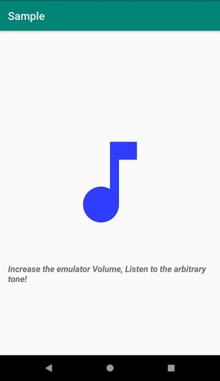 Androidで任意のトーン(音)を再生する方法