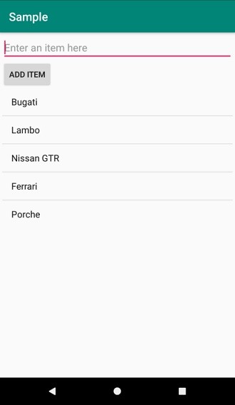 【Android】ListViewを動的に更新する方法をサンプルコード付きで解説