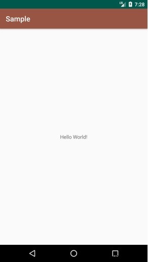 ActionBarActivityでActionBarの背景色を変更する方法