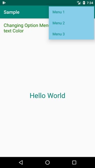 Androidのオプションメニューの背景色を変更する方法を徹底解説