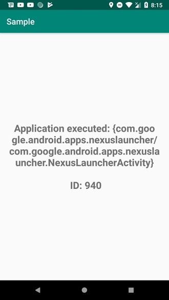 Androidで現在実行中のアプリケーションをプログラムから取得する方法