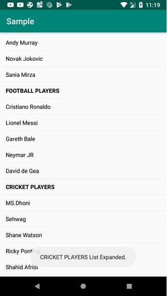 【Android】ExpandableListViewでマルチレベル（階層型）リストを作成する方法