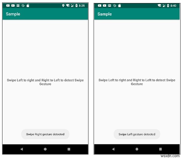 Androidで左右のスワイプジェスチャを検出・処理する方法