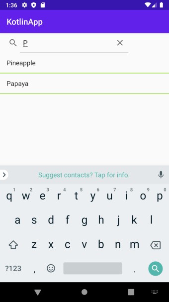 Android KotlinでSearchViewを使う方法!ListViewの検索機能を実装する手順を解説