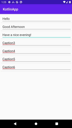 KotlinでAndroidのListView内にフォーカス可能なEditTextを作成する方法