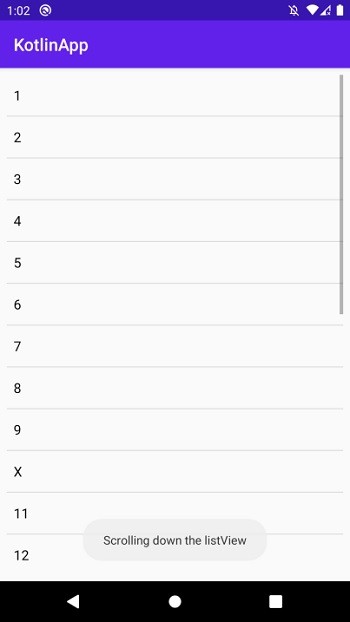 【Kotlin】AndroidのListViewでスクロールの上下方向を検出する方法