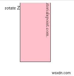 CSS3のrotateZ()を使ってZ軸方向に要素を回転させる方法