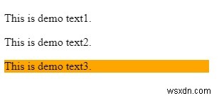 CSSの:last-childセレクタで親の最後の子である p 要素にスタイルを適用する方法